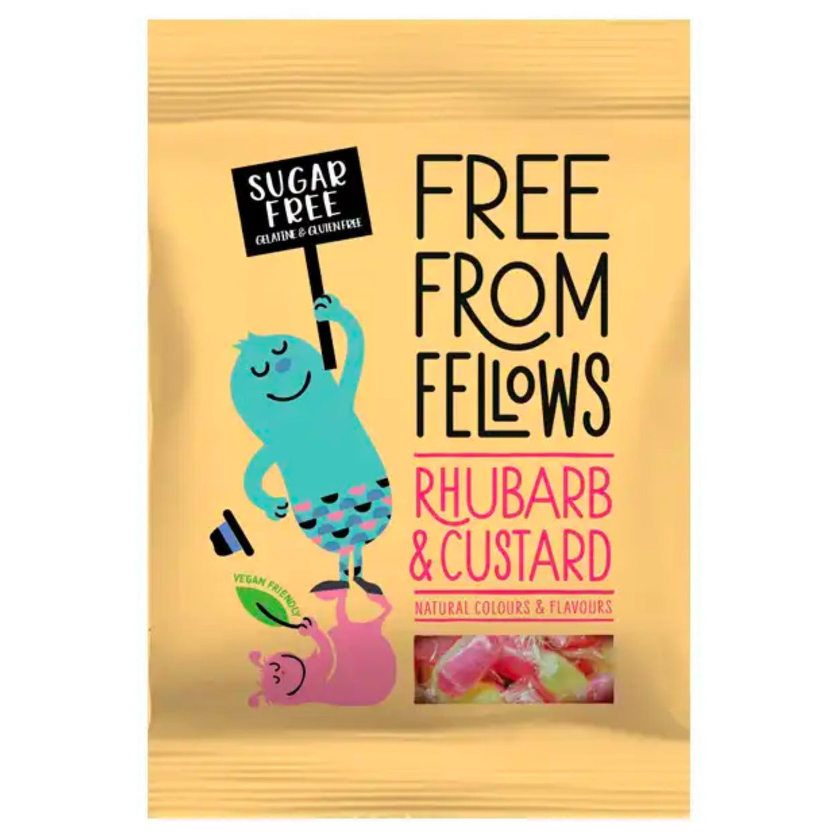 Free From Fellows Rhubarb & Custard 70g