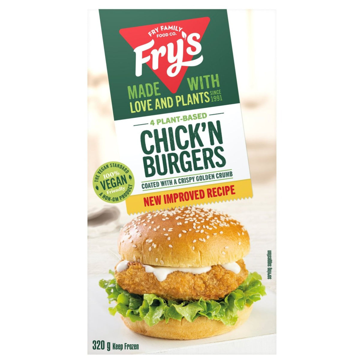 Frys Chick'n Burger 320g