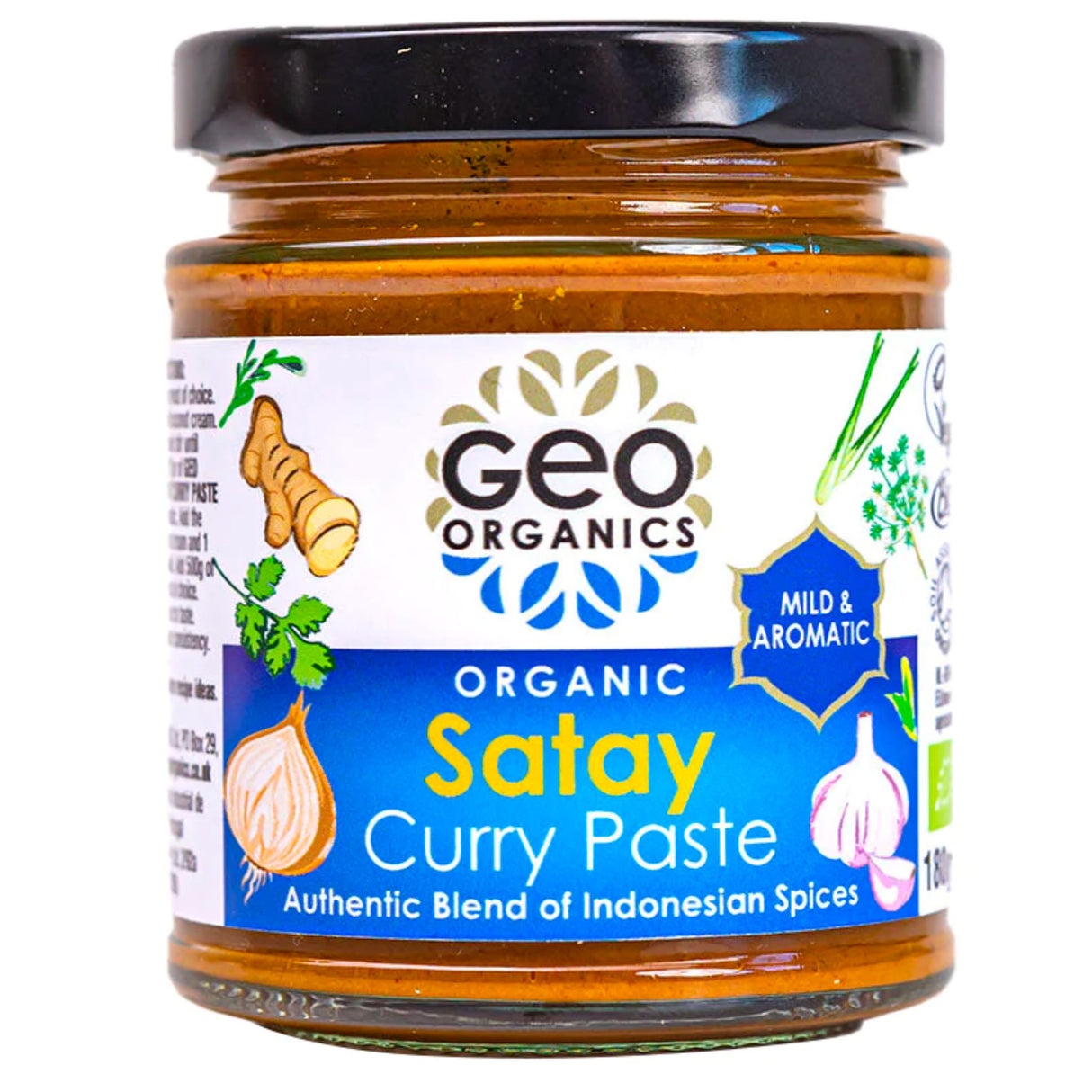 Geo Organics Indonesian Satay Curry Paste 180g