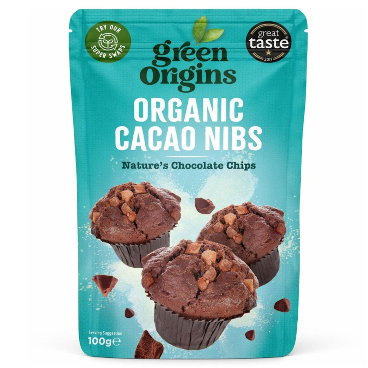 Green Origins Organic Cacao Nibs 100g