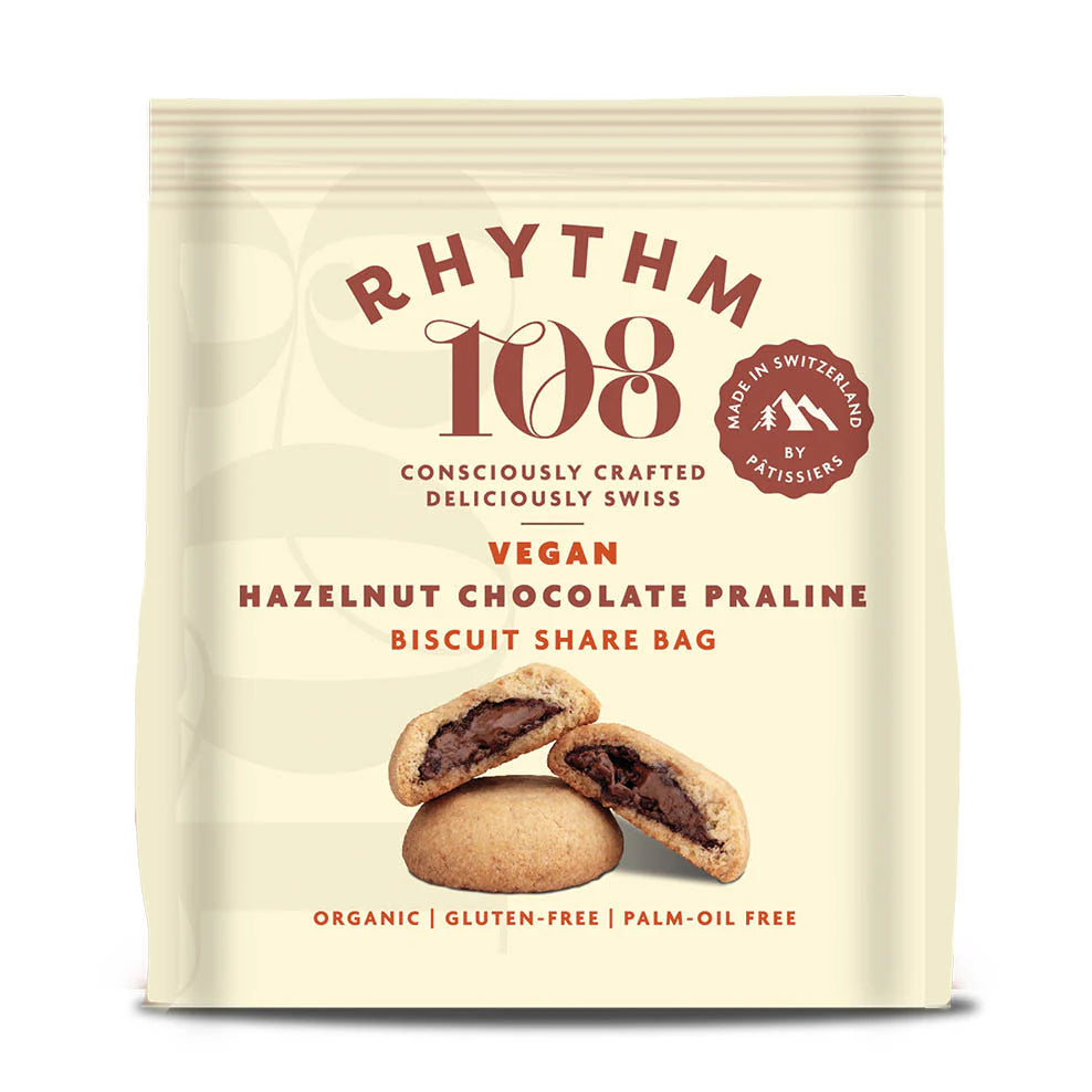 Rhythm 108 org hazelnut chocolate praline 135g