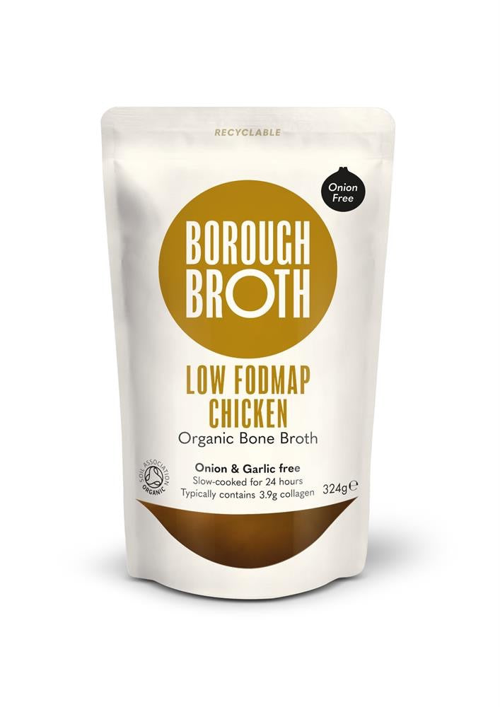 Borough Broth Low FodMap chicken Broth 324g