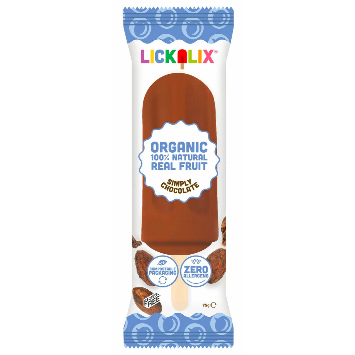 Lickalix Chocolate Ice Cream 75g