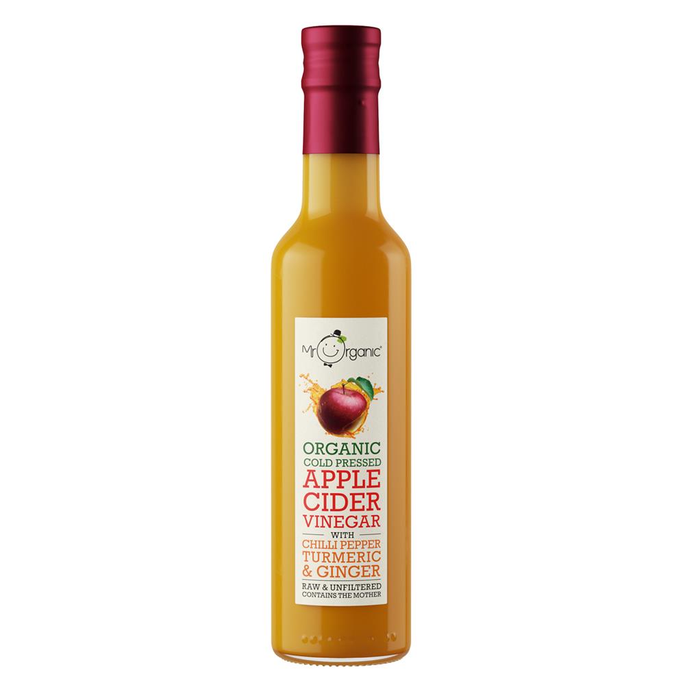 Mr Org Acv Chilli Turmeric Ging Mot 250ml