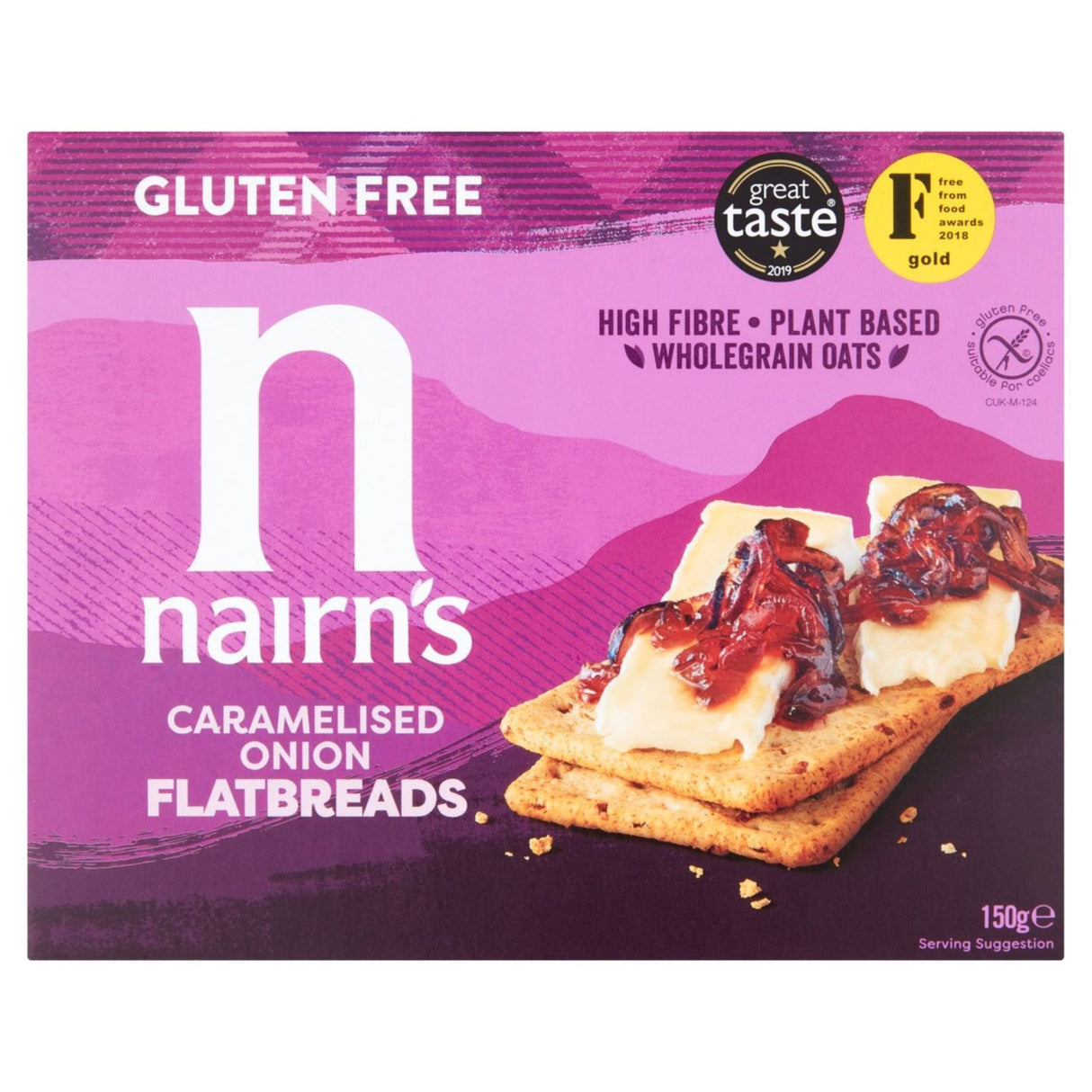 Nairns Caramelised Onion Flatbreads 150g