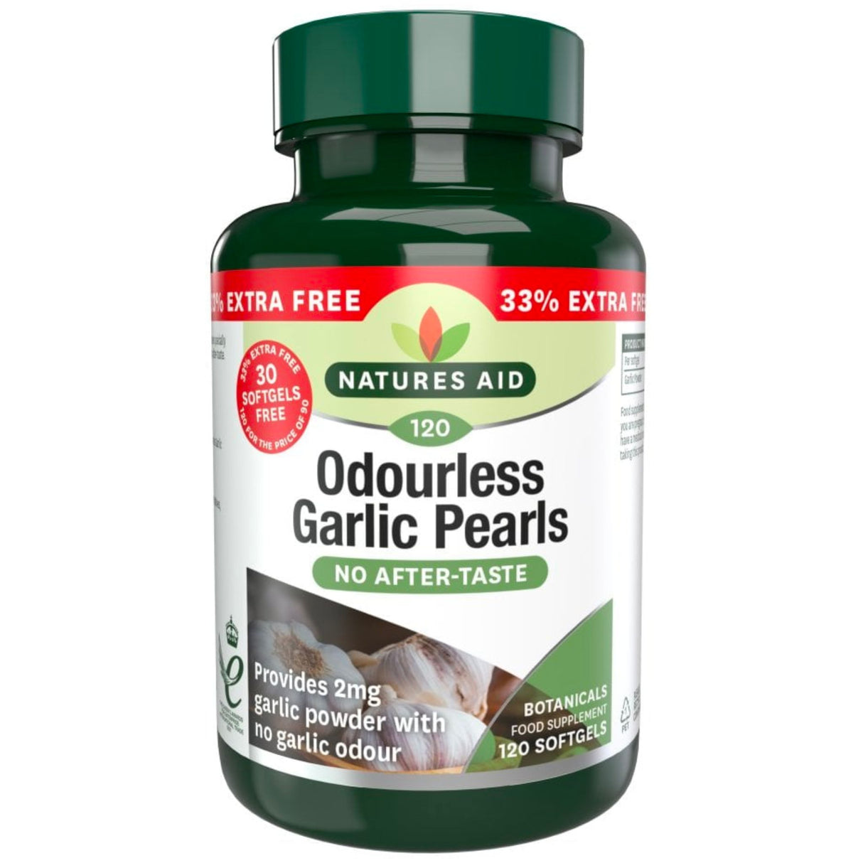 Natures Aid Garlic Pearles 120s