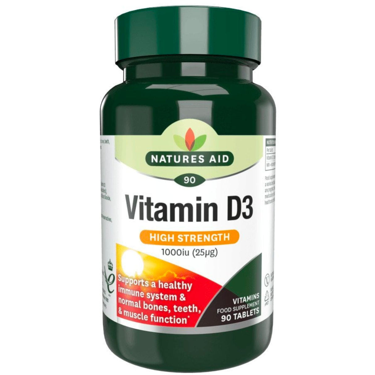 Natures Aid Vitamin D 1000IU 90s