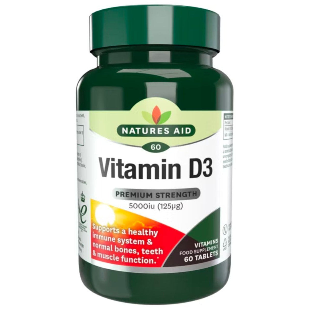 Natures Aid Vitamin D3 5000IU 60s