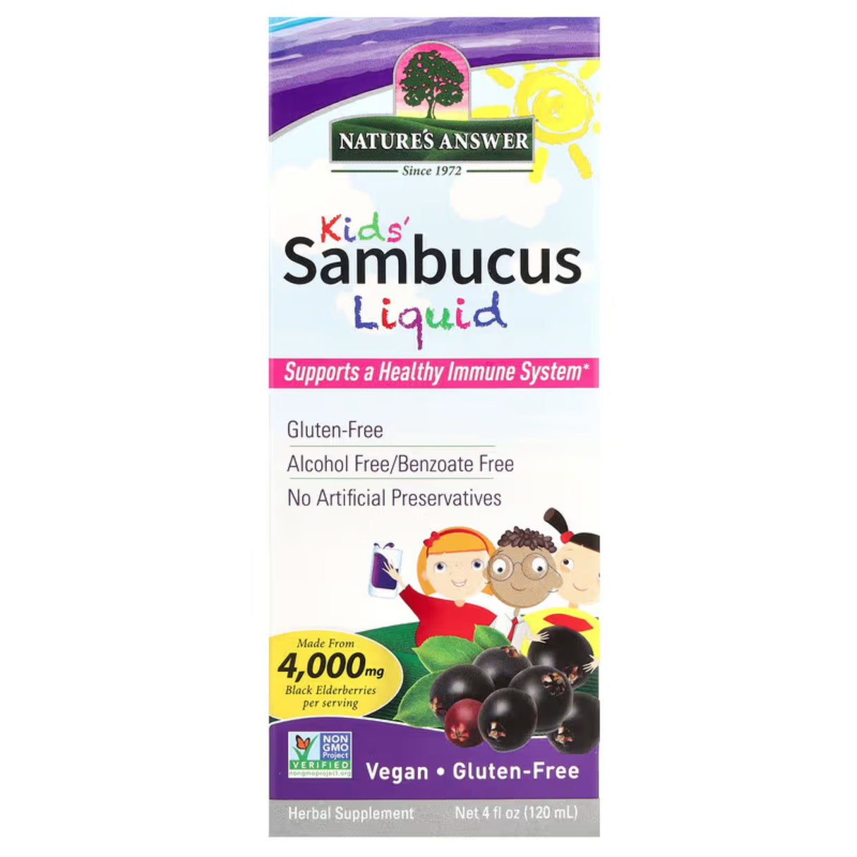 Natures Answer Sambucas Kids Formula 120ml