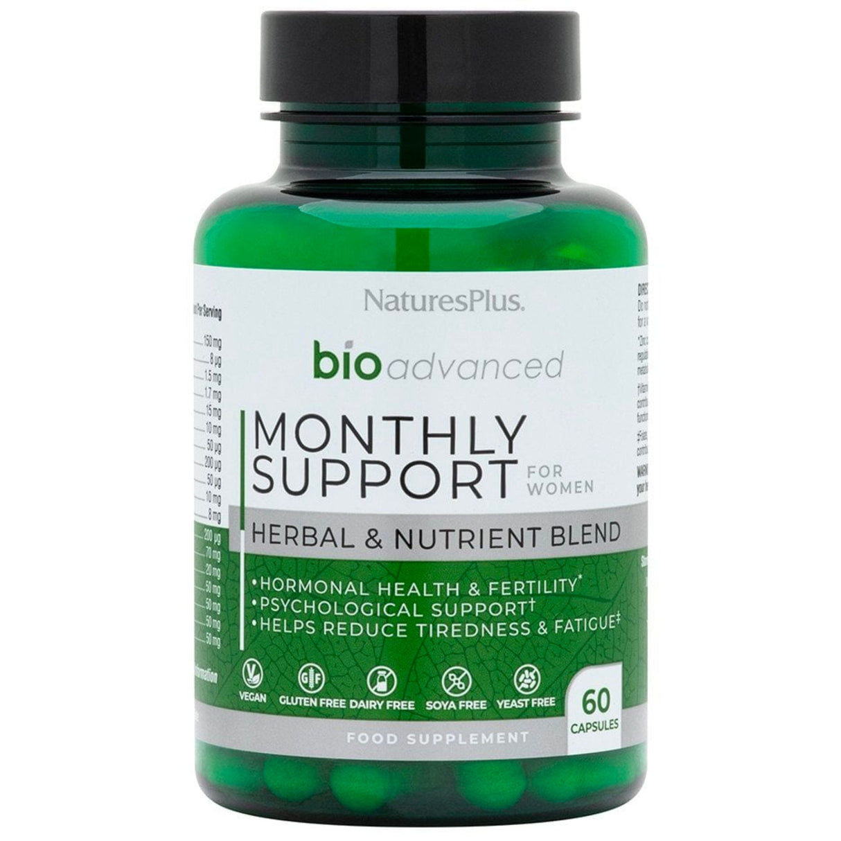 Natures Plus Bio Advanced Monthly Support 60s