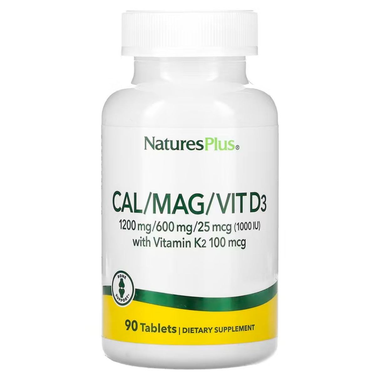 Natures Plus Cal/Mag/Vit D3 with Vitamin K2 90s