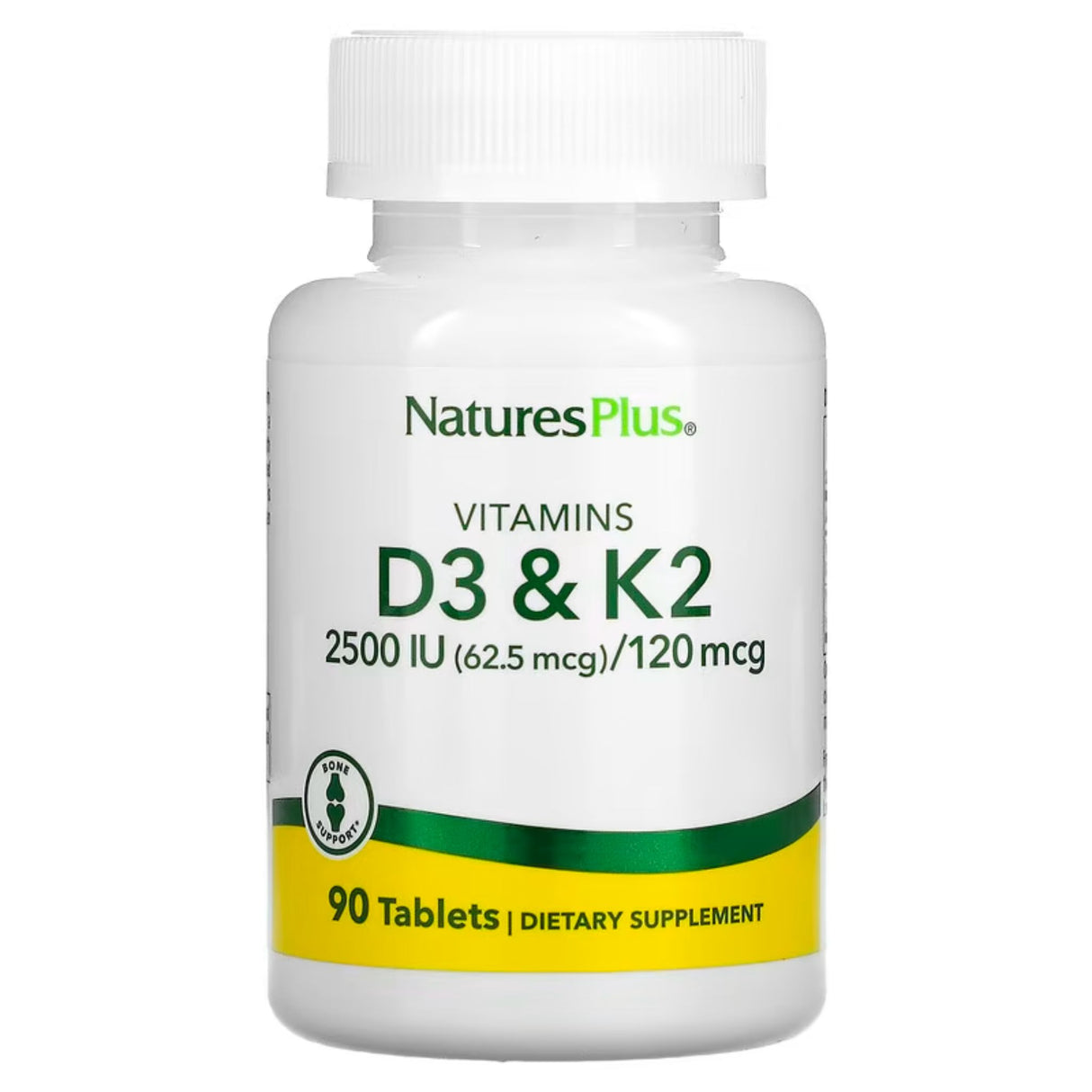 Natures Plus Vitamin D3 with K2 90s