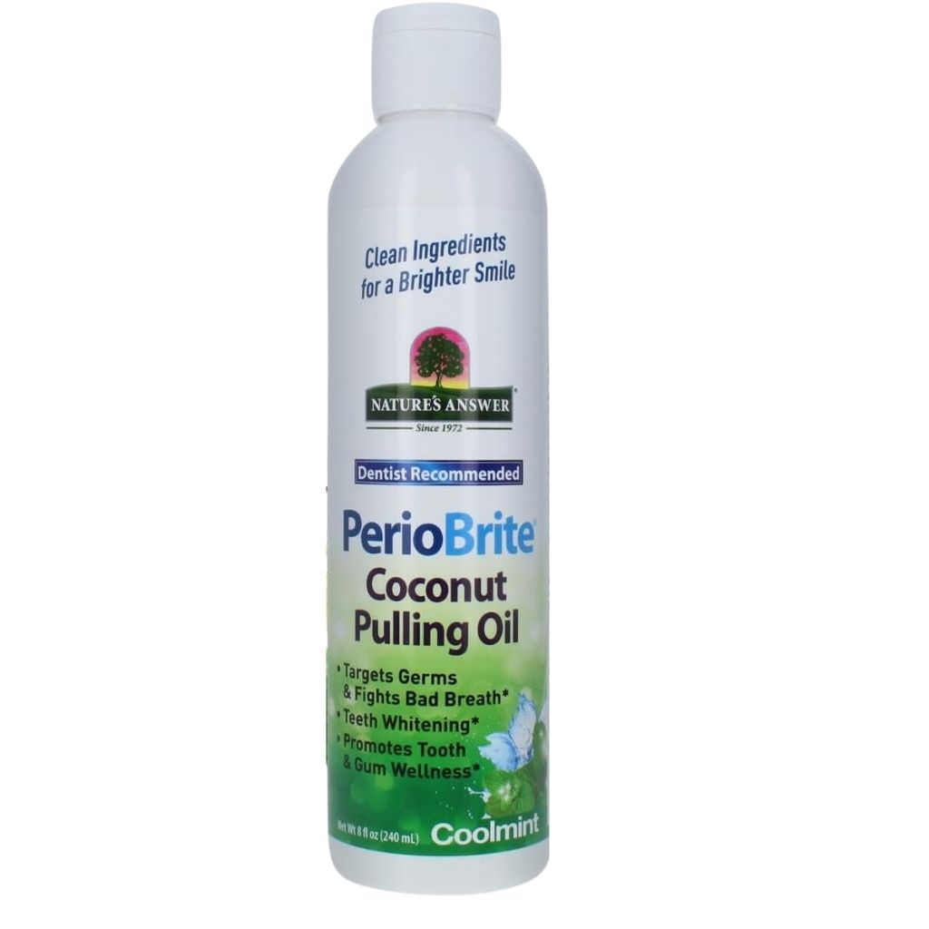 Natures Answer Periobrite Pulling Coconut Oil 240ml