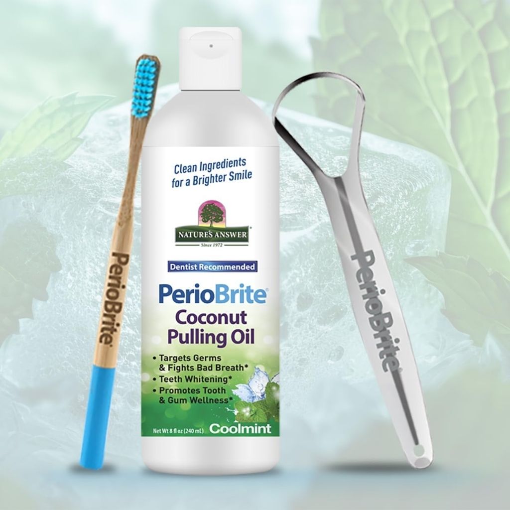 Natures Answer Periobrite Pulling Coconut Oil 240ml