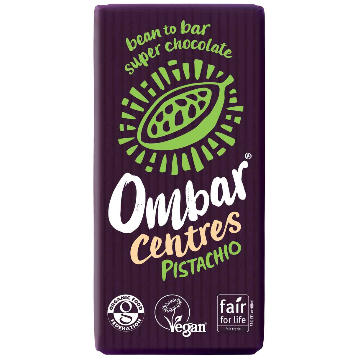 Ombar Centres Pistachio Chocolate 35g