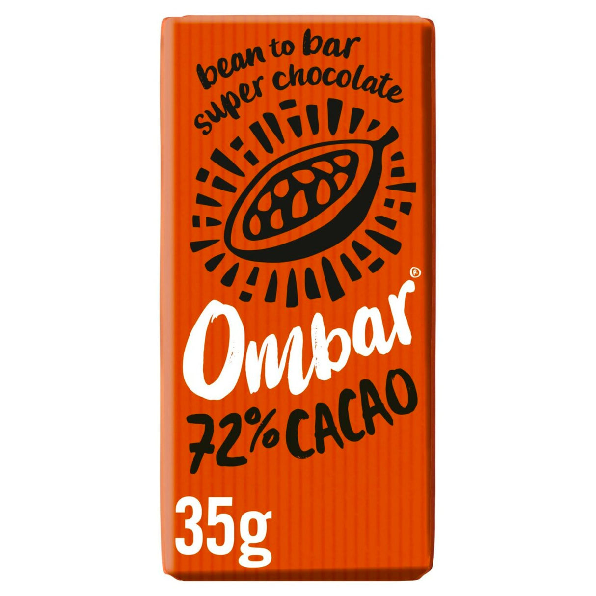 Ombar Dark 72% Probiotic Raw Choc 35g