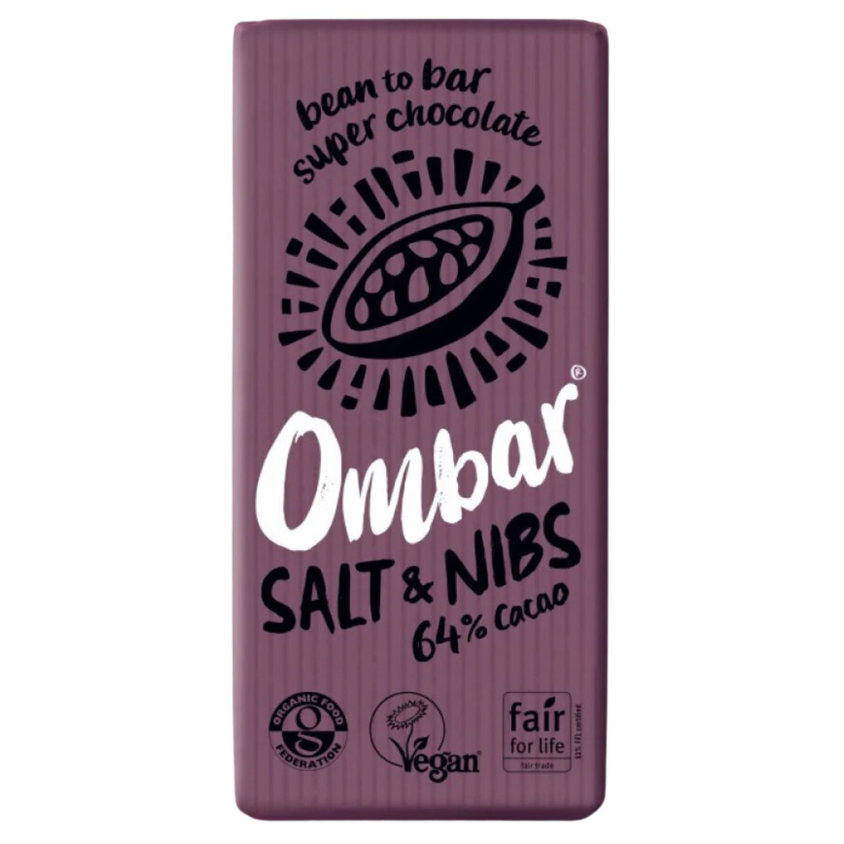 Ombar Salt & Nibs Chocolate 70g