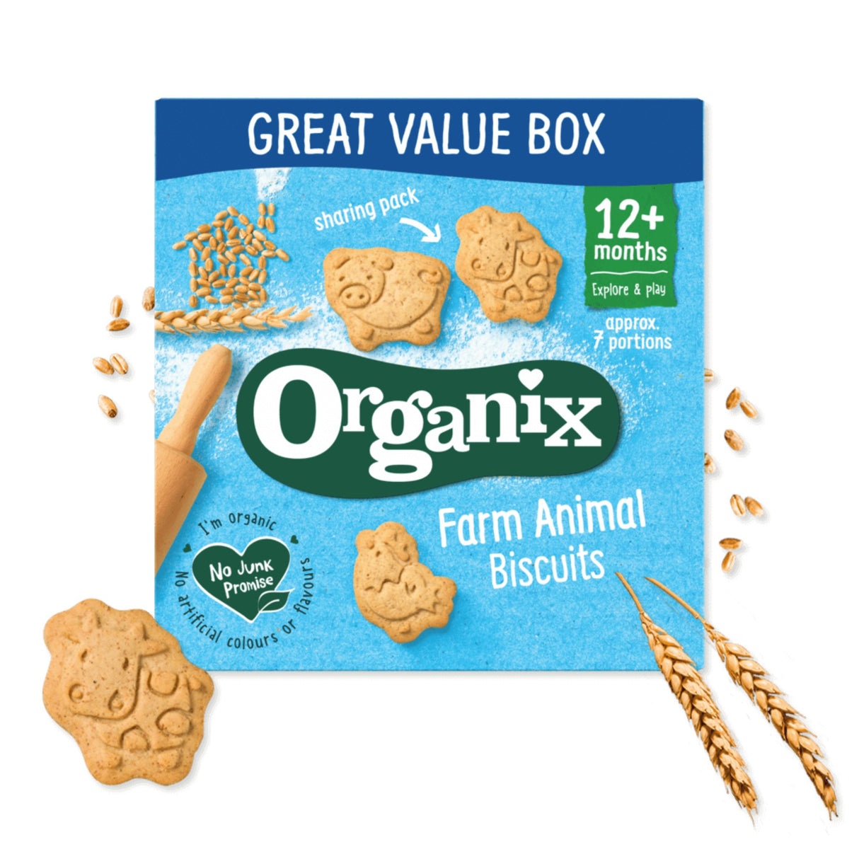 Organix Animal Biscuits 100g