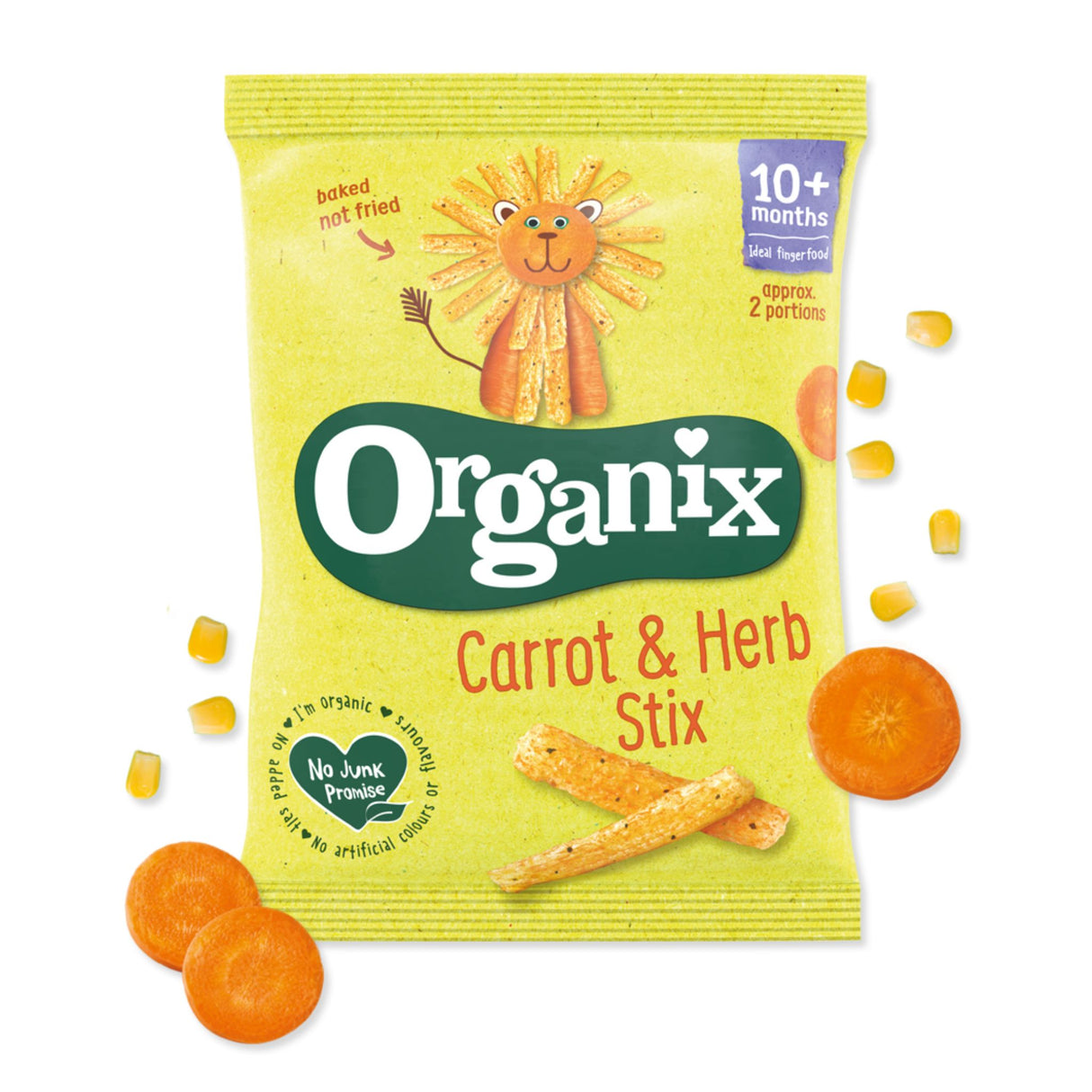 Organix Carrot Stix 15g