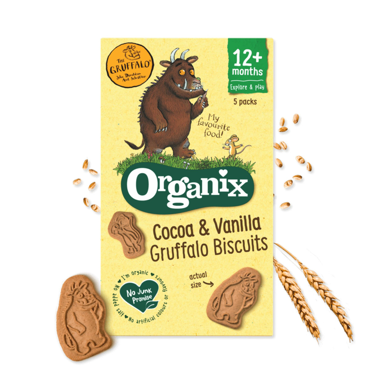 Organix Cocoa Vanilla Biscuits 100g