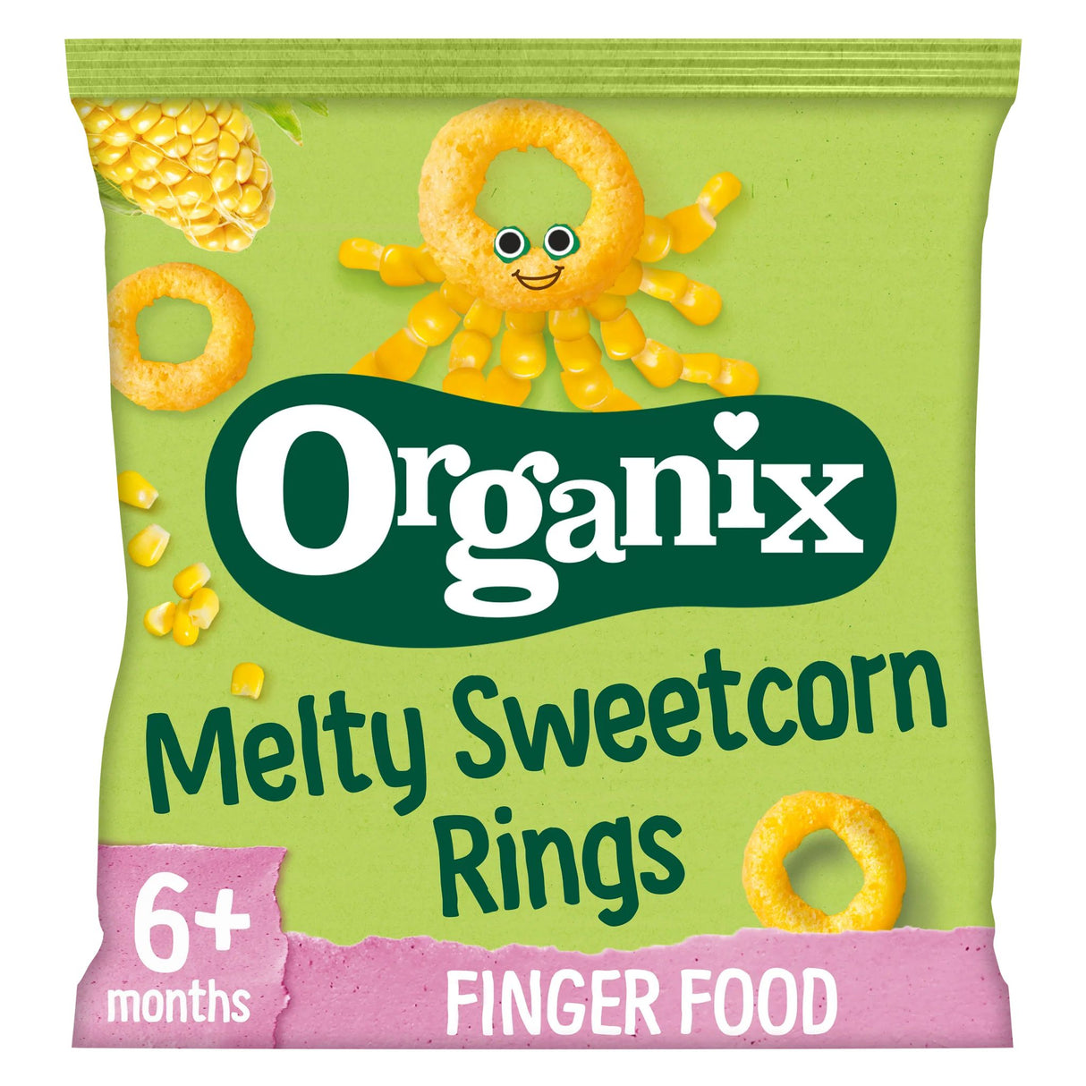 Organix Sweetcorn Rings 20g