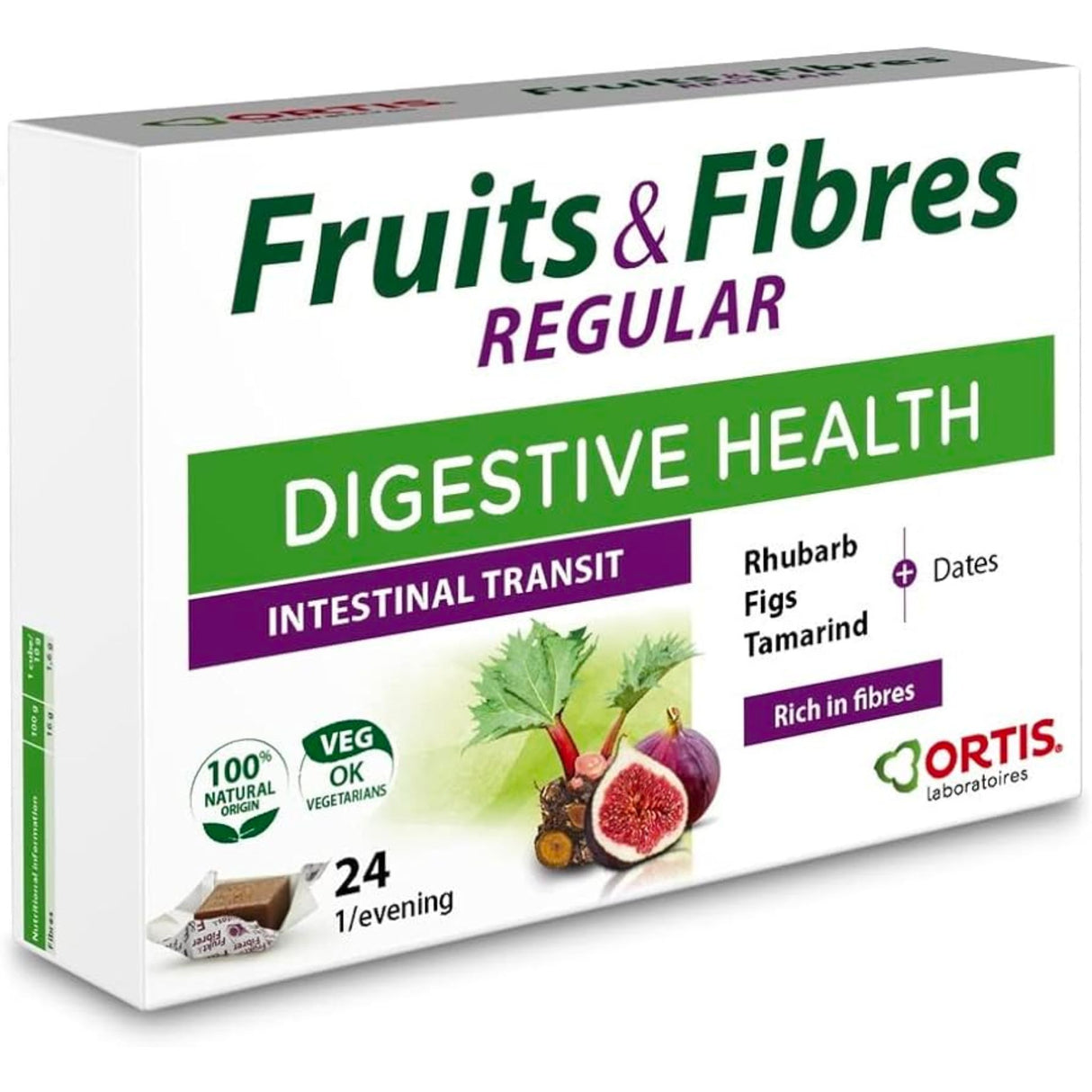 Ortis Fruits and Fibre Cubes 24