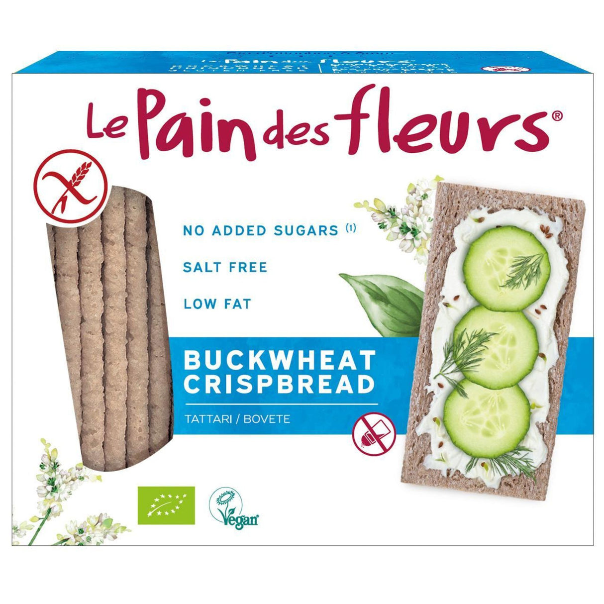 Le Pain Des Fleurs Buckwheat Crispbread 150g