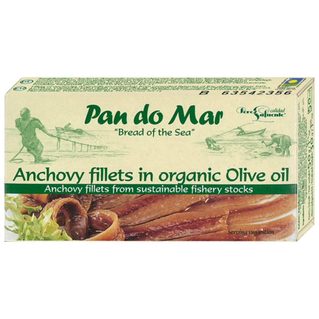 Pan Do Mar Anchovy Fillets In Olive Oil 50g