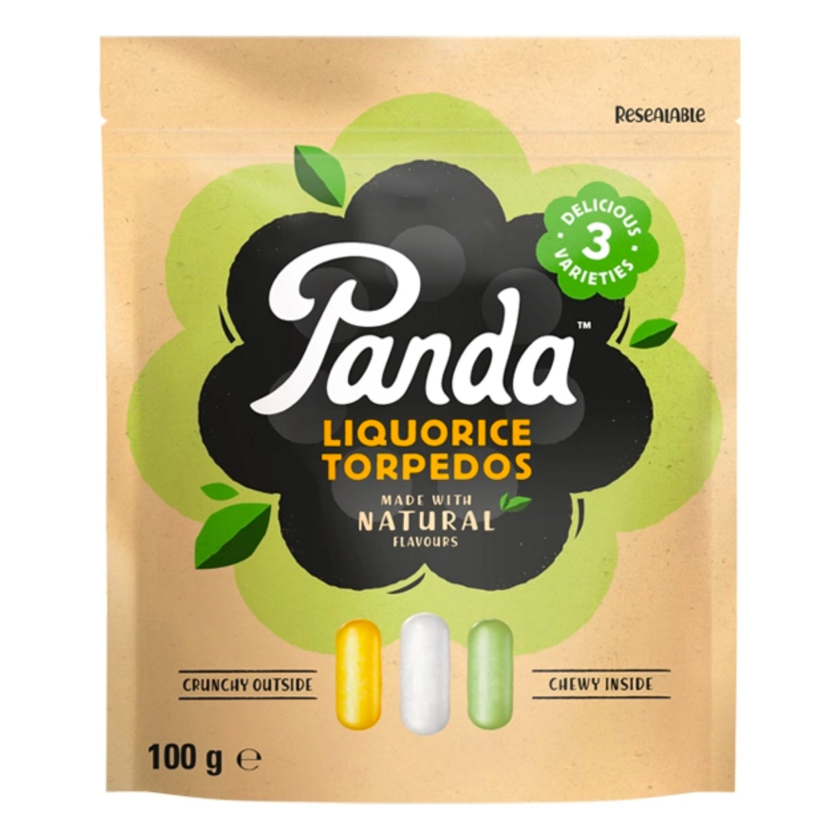 Panda Licorice Torpedos 100g