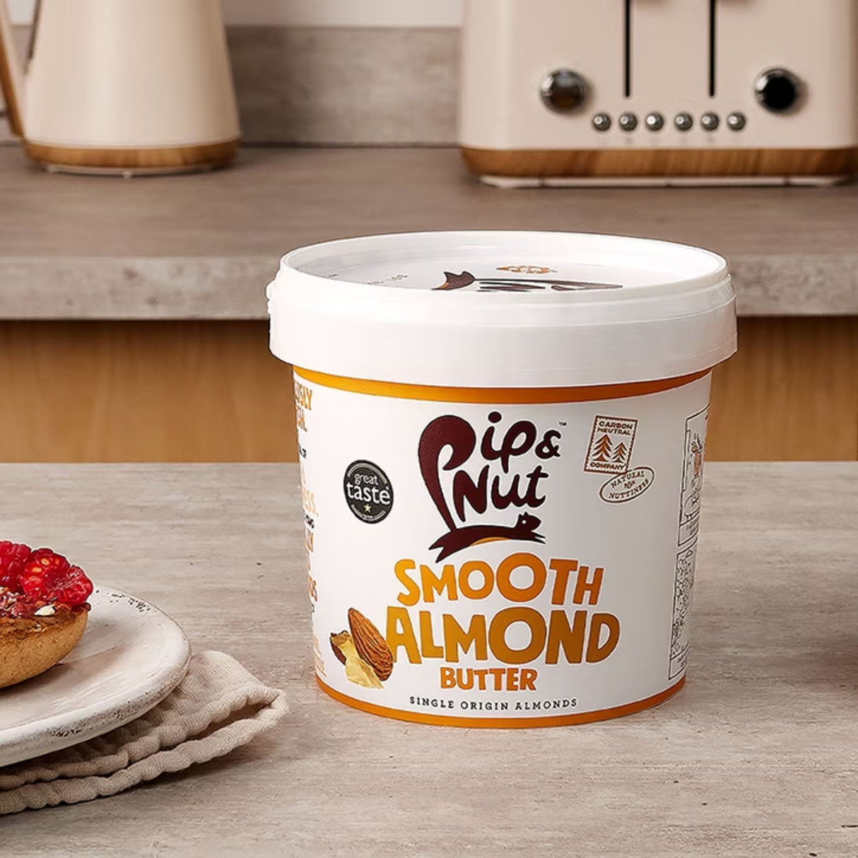 Pip & Nut Smooth Almond Butter 170g-1kg