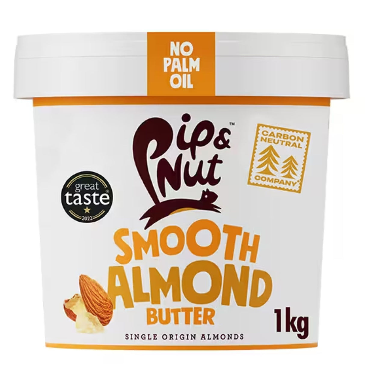 Pip & Nut Smooth Almond Butter 170g-1kg