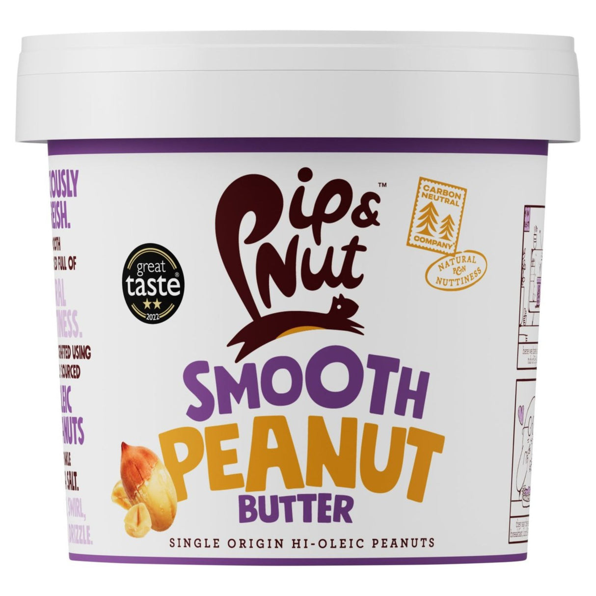 Pip & Nut Smooth Peanut Butter 300g-1kg