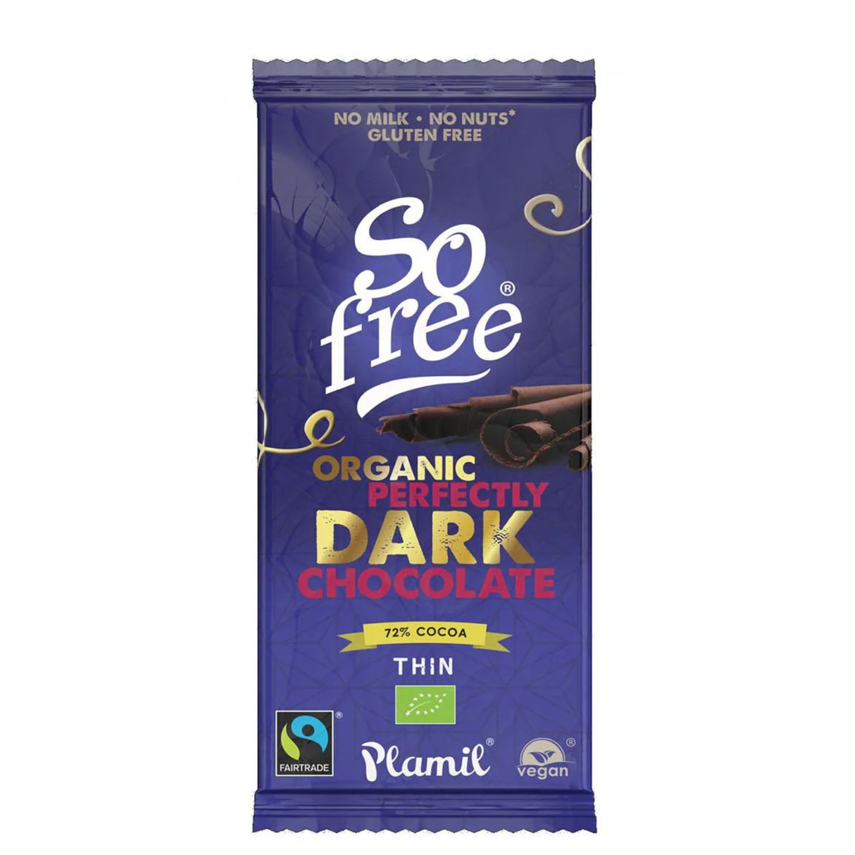 Plamil So Free Milk Alternative Dark Chocolate 80g