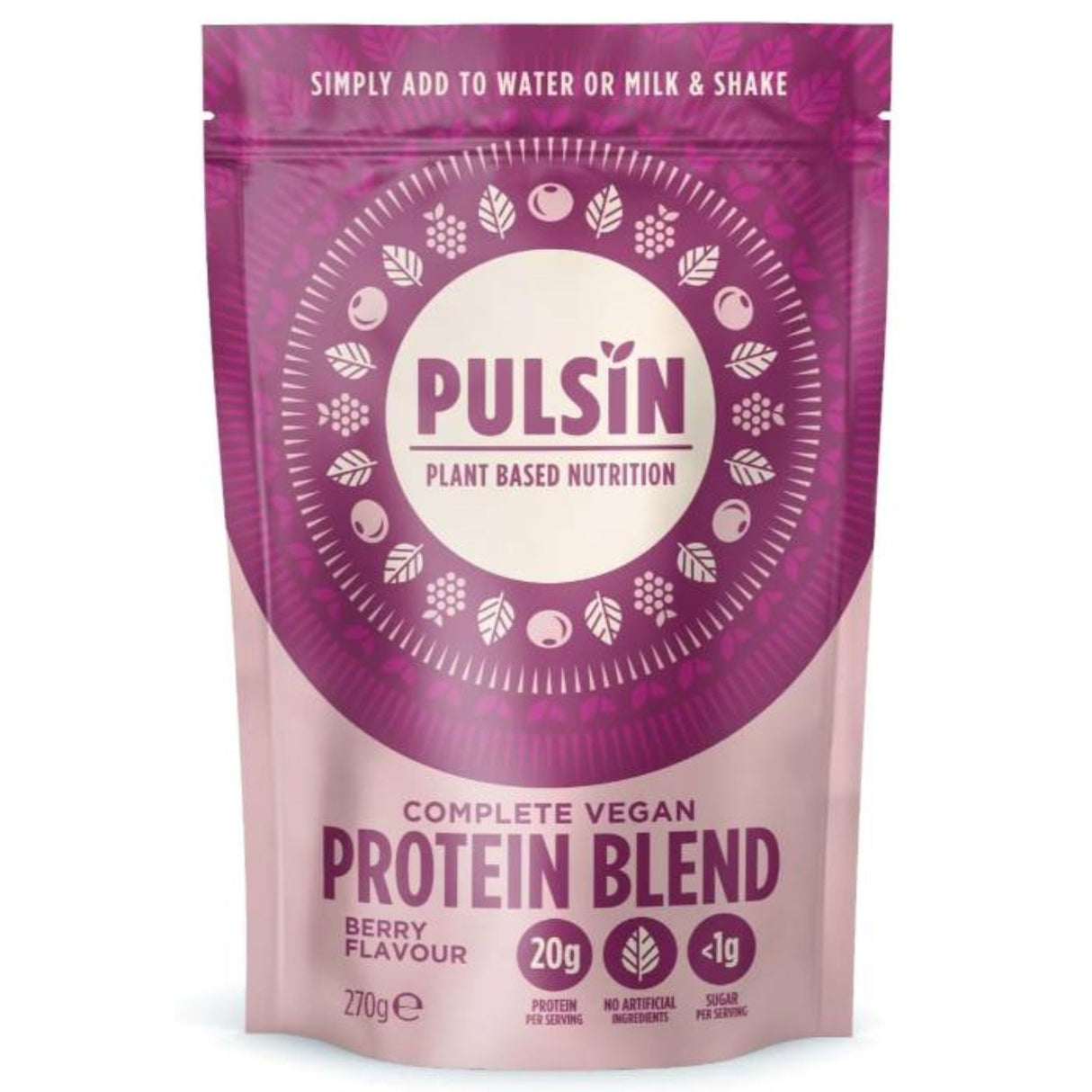 Pulsin Berry Vegan Protein 270g