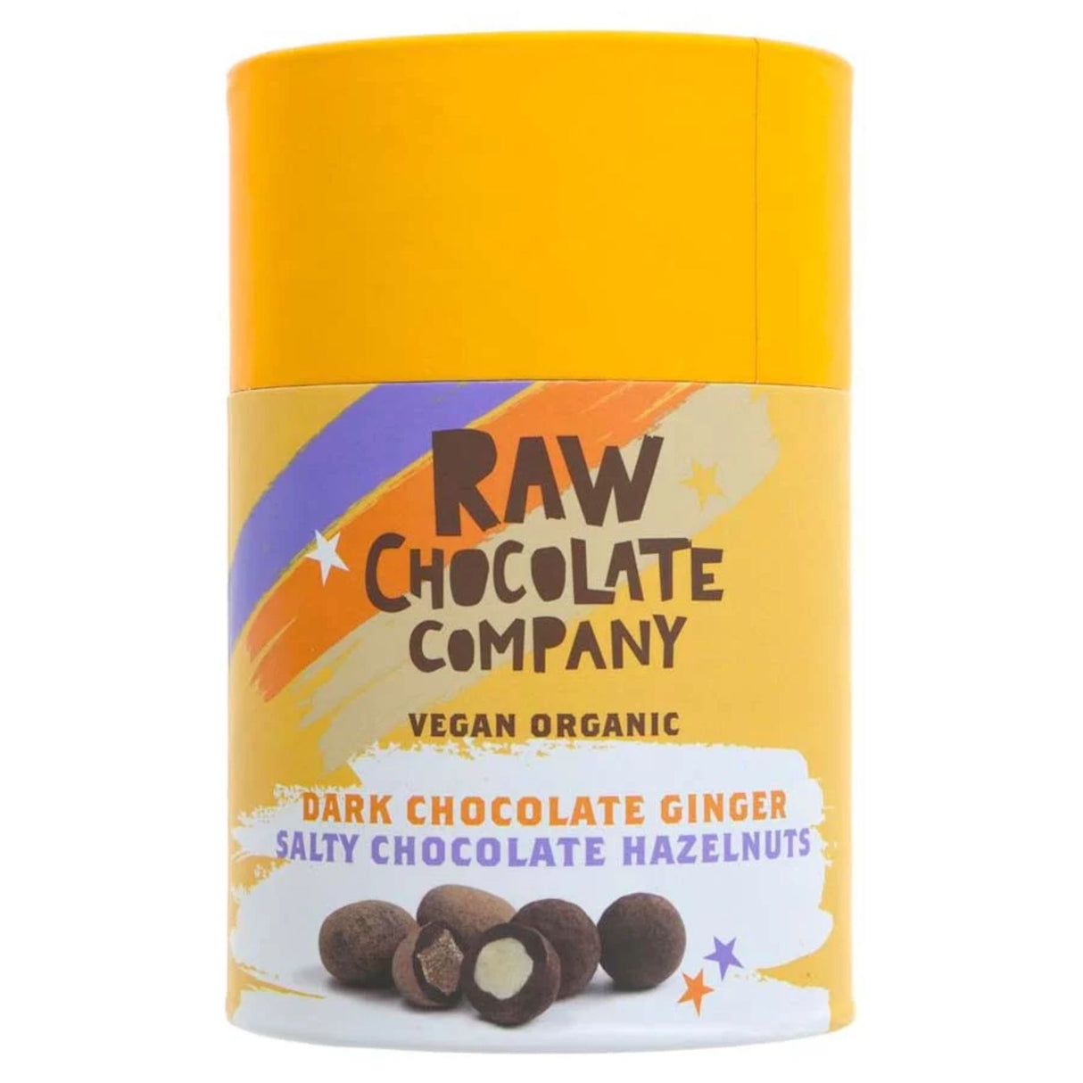 Raw Chocolate Company Dark Chocolate Ginger Hazelnuts 180g