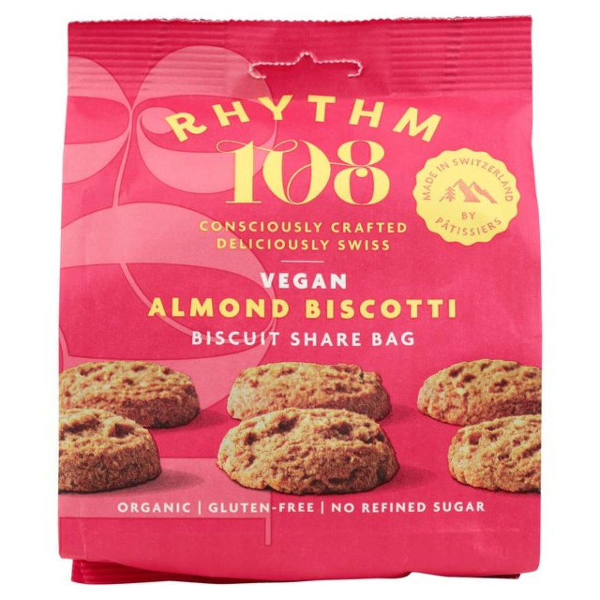 Rhythm 108 Almond Biscotti Biscuit Share Bag 135g