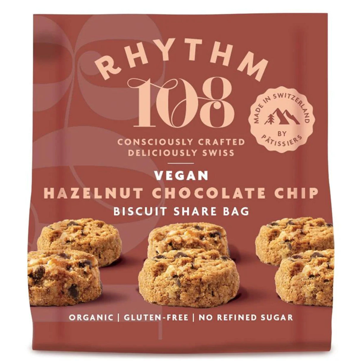 Rhythm 108 Chocolate Hazel Biscuits 135g