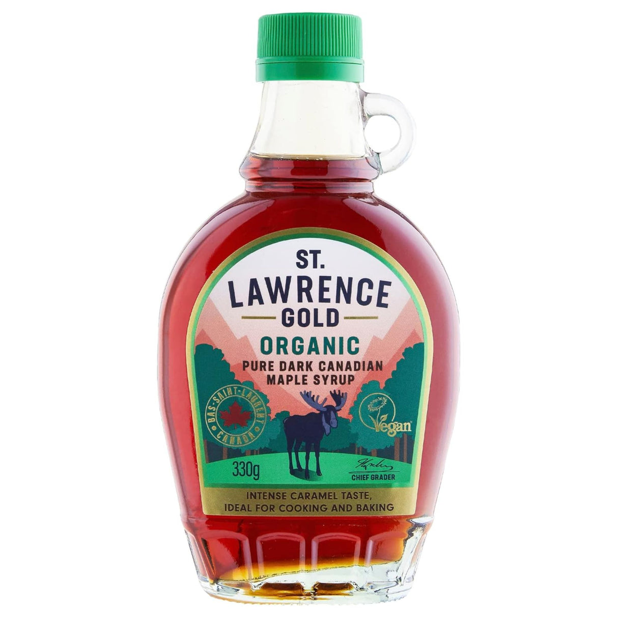 St Lawrence Gold Dark Maple Syrup 330g