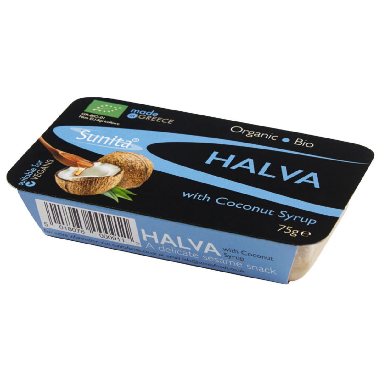 Sunita Organic Halva With Coconut 75g