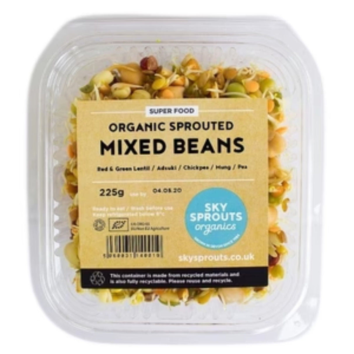 Mixed Beansprouts Organic 227g