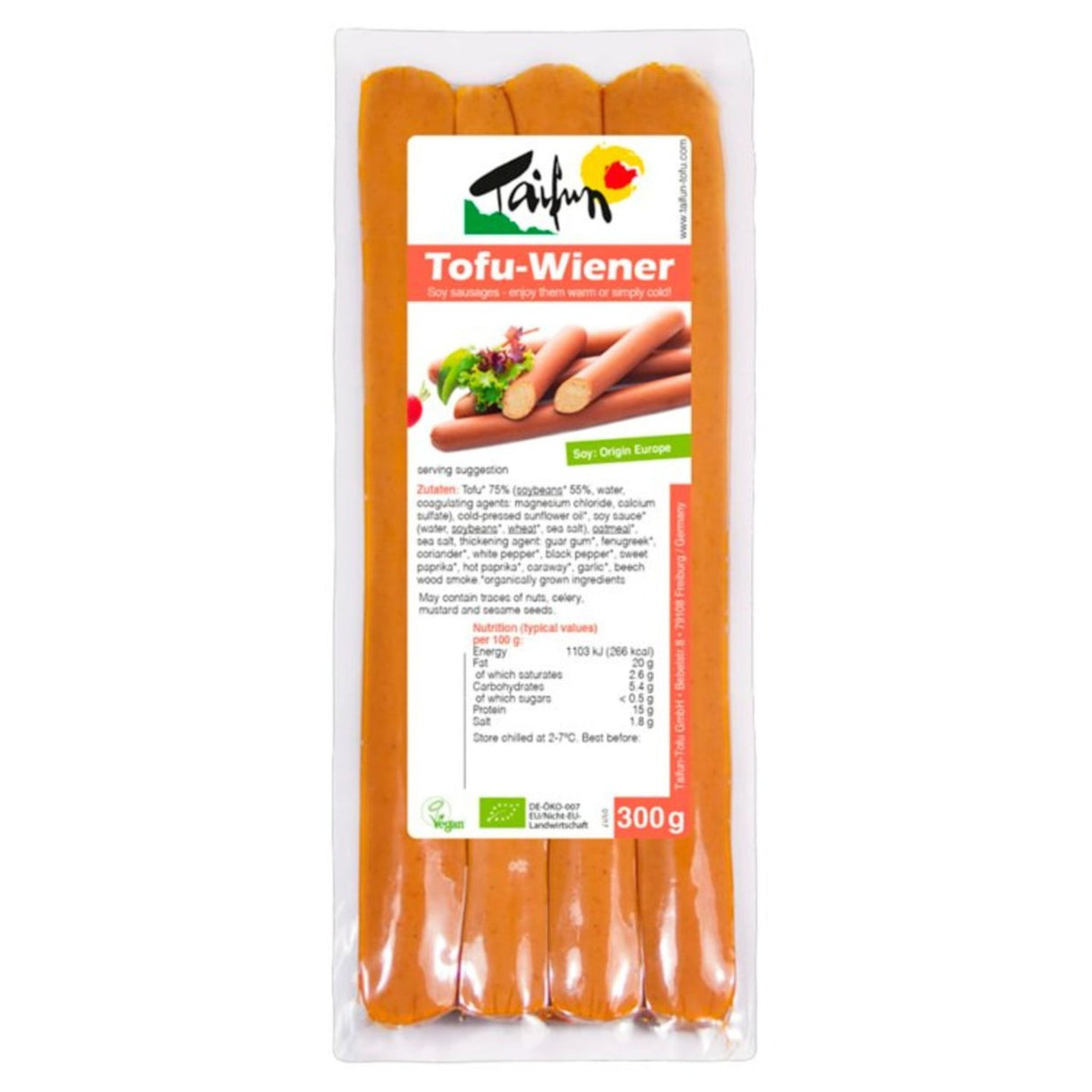 Taifun Tofu-Weiner Sausages 300g