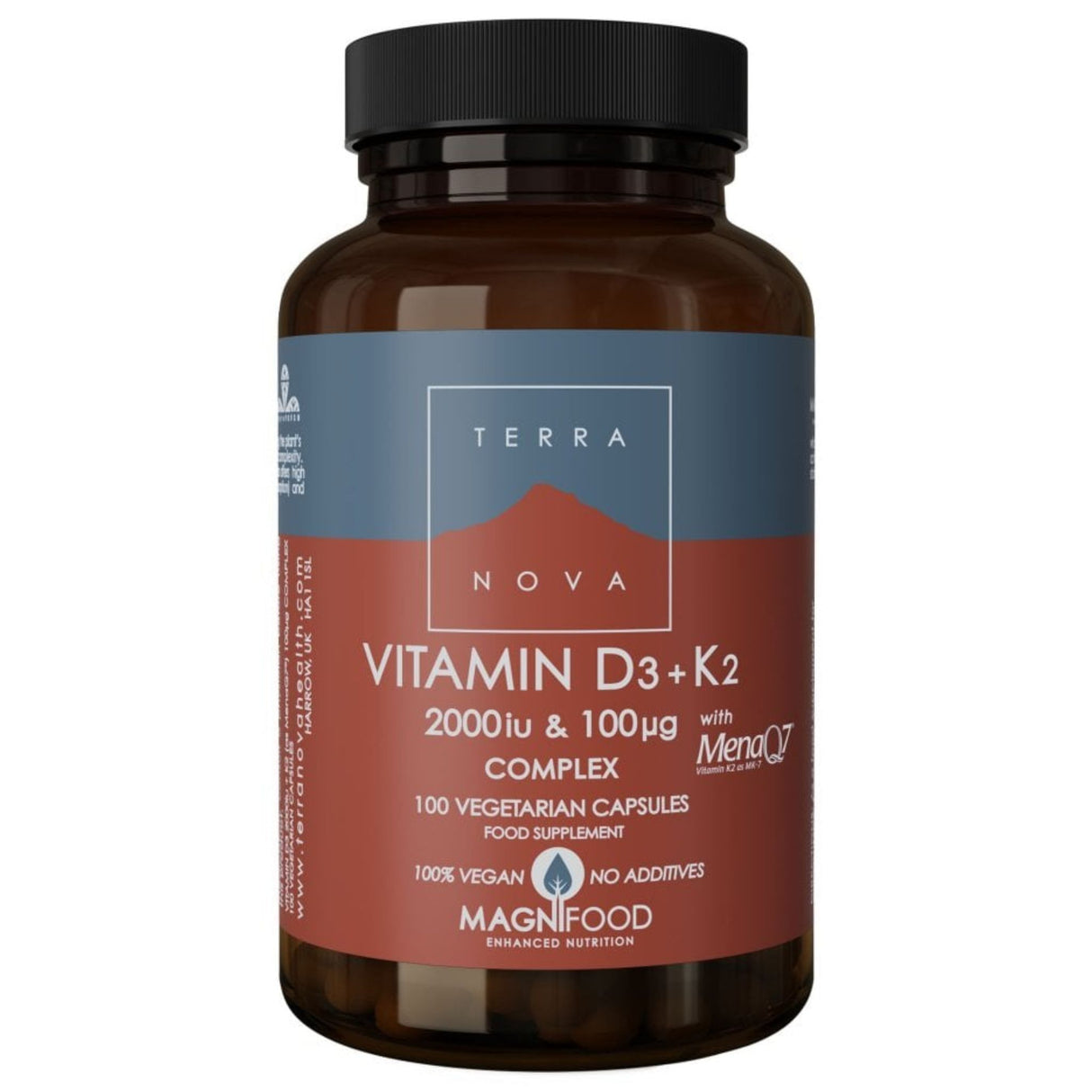 Terra Nova Vitamin D3 & K2 100s
