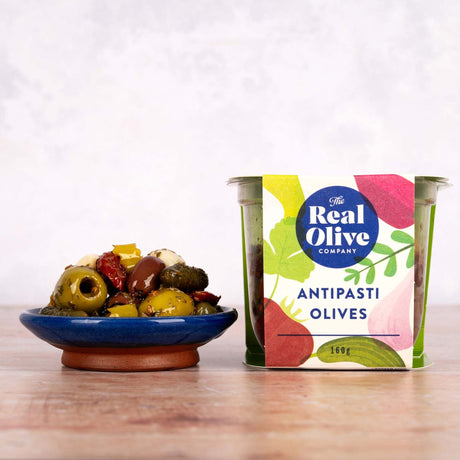 The Real Olive Company Antipasti Olives 160g