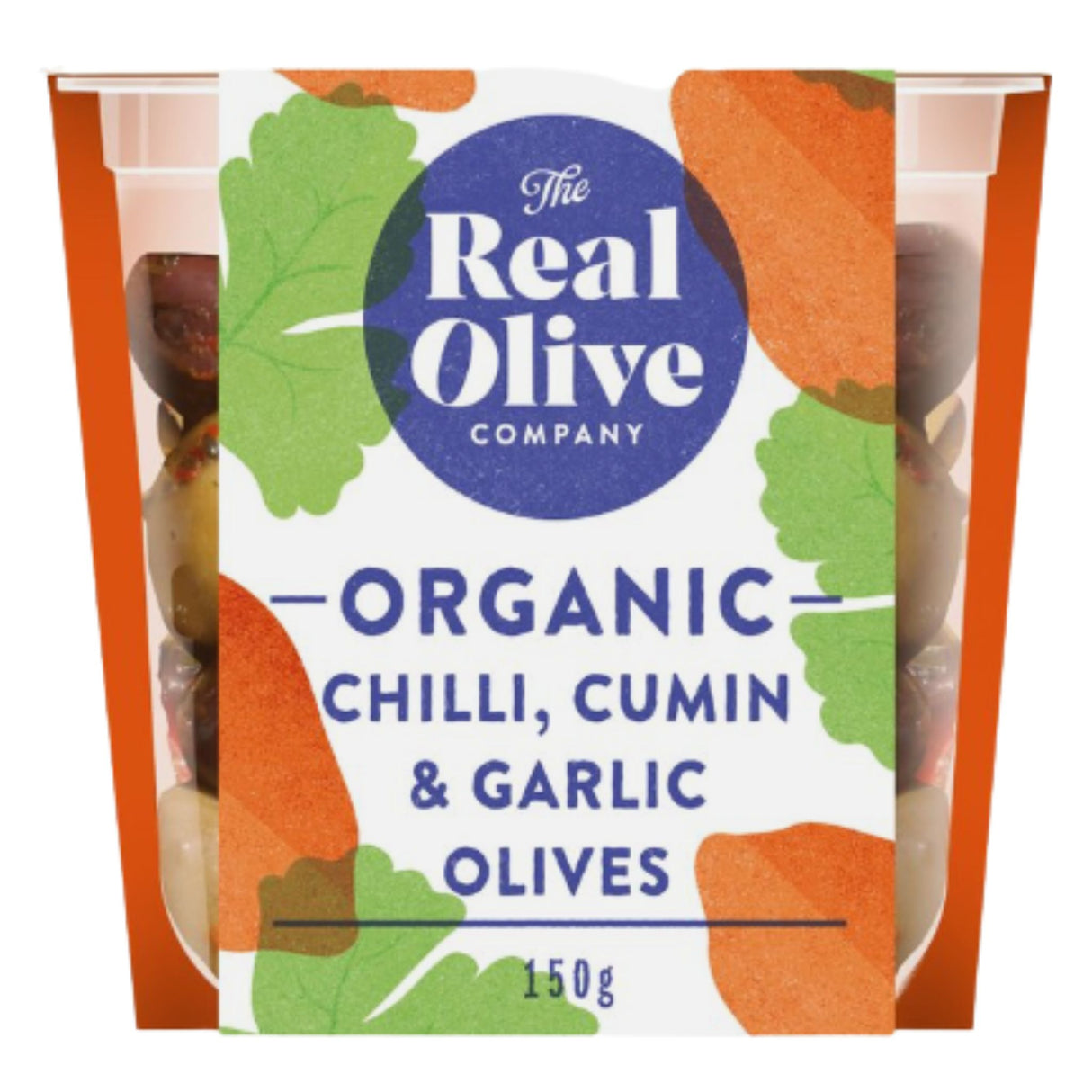 The Real Olive Company Chilli & Garlic Olives 150g