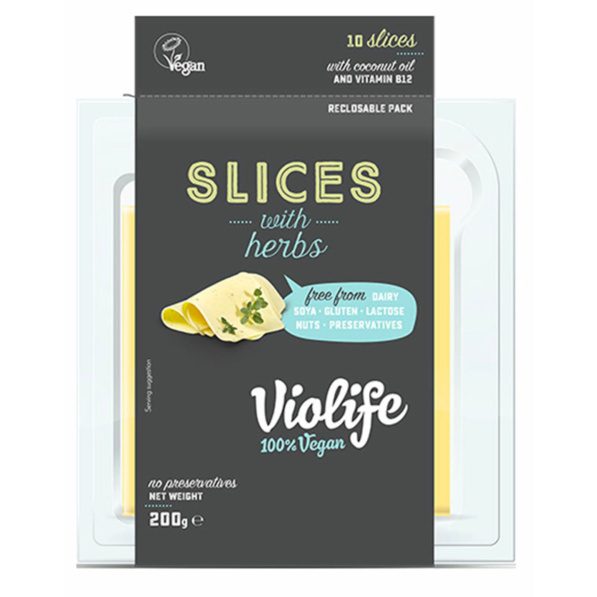 Violife Slices with Herbs 200g