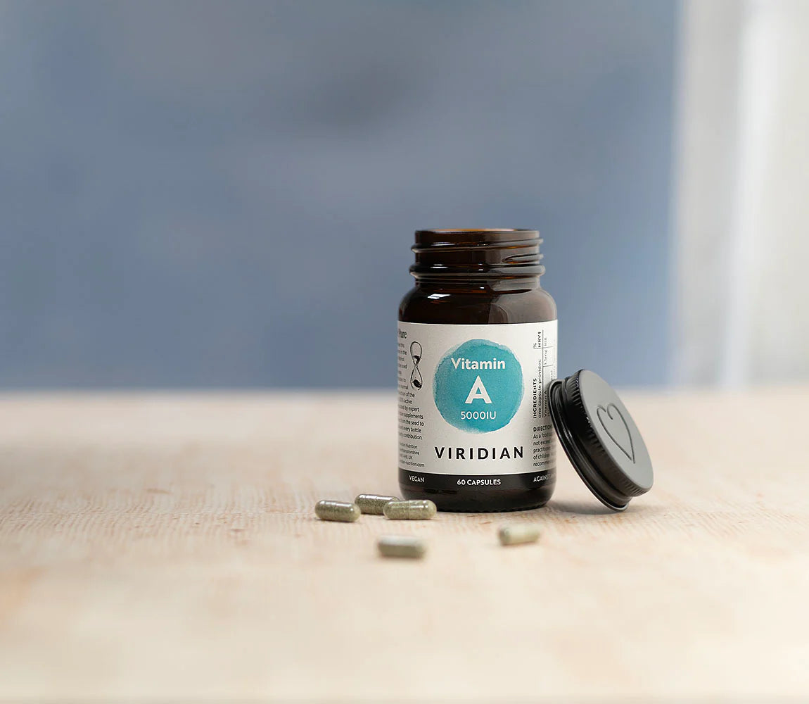 Viridian Vitamin A 5000IU 60 Capsules
