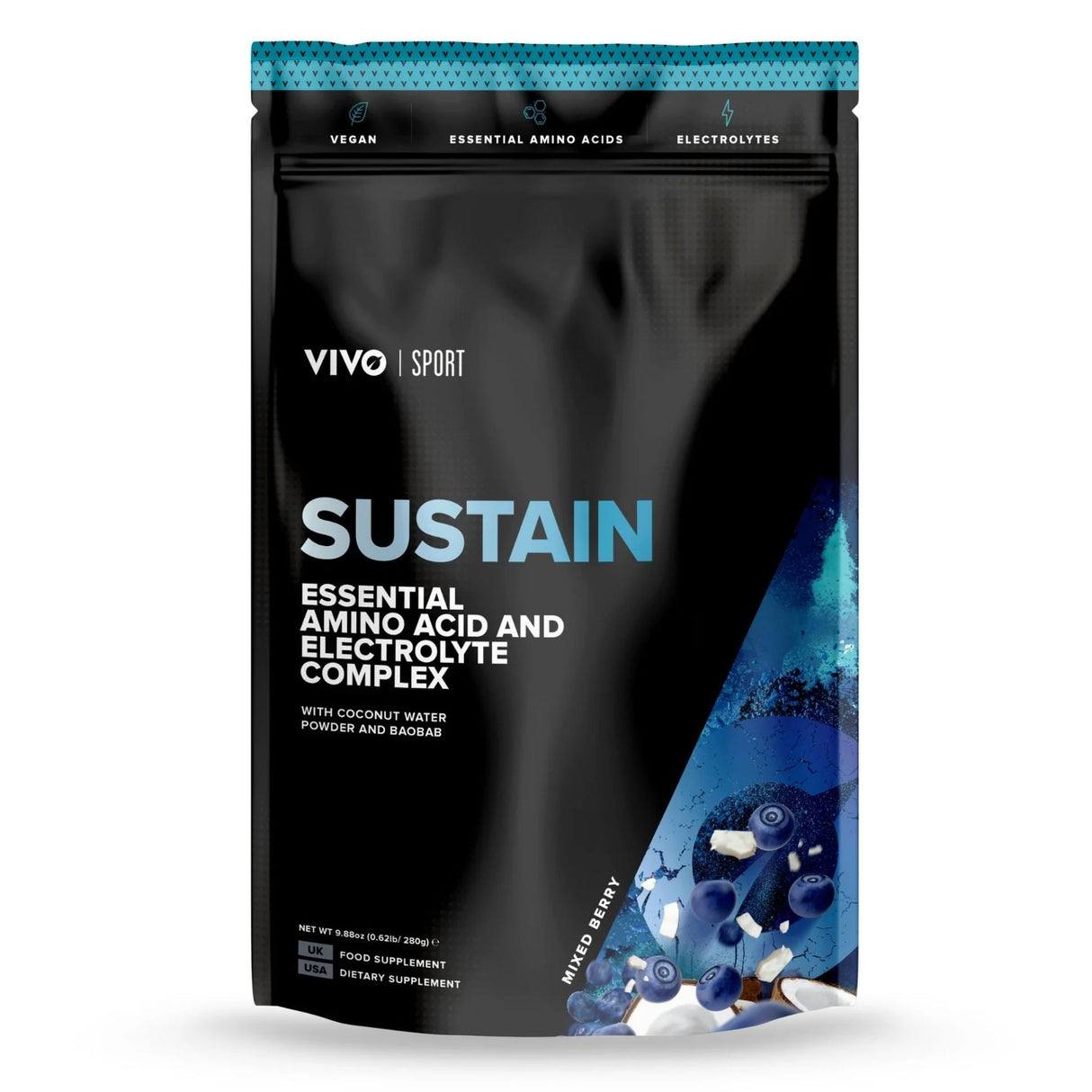 Vivo Life Sport Sustain Essential Amino Acid & Electrolyte Complex 280g