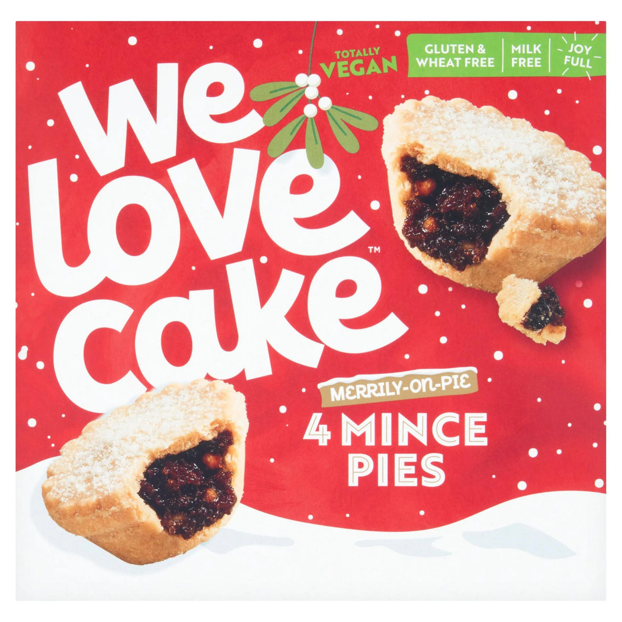 We Love Cake Gluten-Free Mince Pies x 4