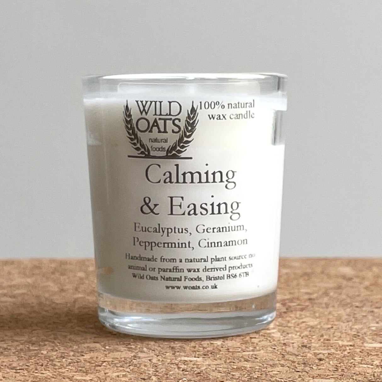 Wild Oats Calming & Easing Single Wick Candle