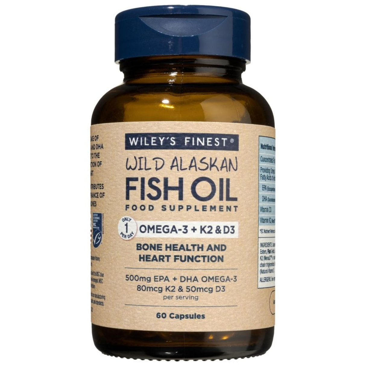 Wileys Finest Fish Oil With K2 60s